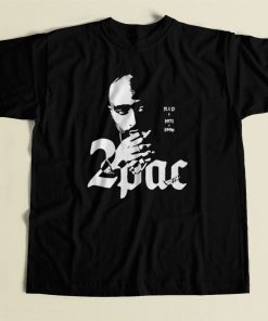 2pac Tupac Shakur King Rap 80s Mens T Shirt