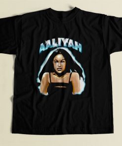 Aaliyah Queen Girl Rapper 80s Mens T Shirt