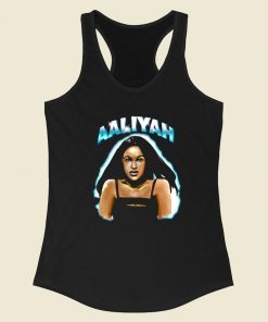 Aaliyah Queen Girl Rapper Racerback Tank Top