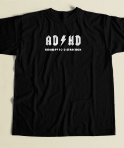 Adhd Highway Distraction 80s Mens T Shirt