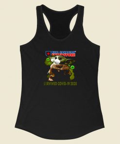 Baby Yoda Real Canadian Superstore Survived Covid 19 Racerback Tank Top