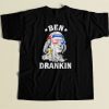 Ben Drankin Benjamin Franklin America 80s Mens T Shirt