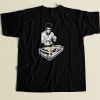 Bruce Lee Dj Kung Fu Funny 80s Mens T Shirt