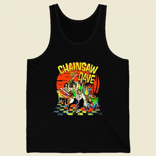 Chainsaw Dave Men Tank Top Style