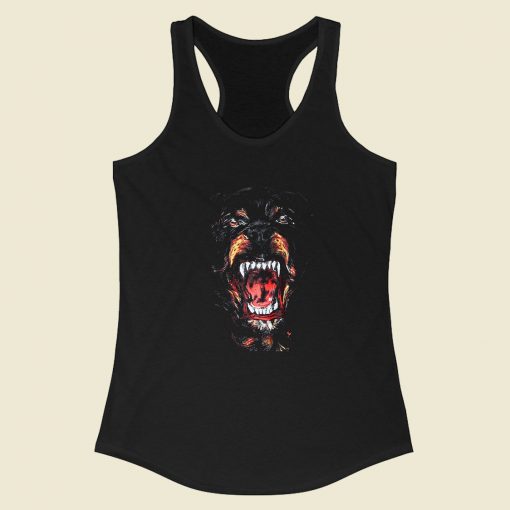 Givenchy Rottweiler Dog Racerback Tank Top Fashionable