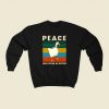 Goose Peace Was Never An Option 80s Sweatshirt Style