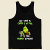 Grinch All I Need Is Coffee Men Tank Top Style
