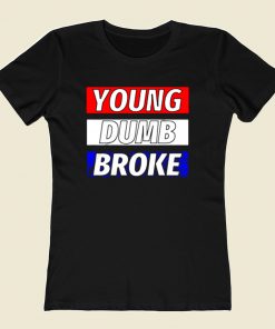 Khalid Young Dumb Broke 80s Womens T shirt