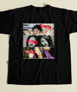 Lil Kim Trust No Bitch 80s Mens T Shirt