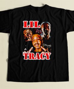 Lil Tracy Black Rapper 80s Mens T Shirt