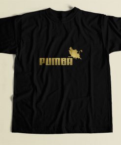 Lion King Pumbaa Puma Logo Parody 80s Mens T Shirt