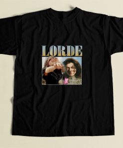 Lorde 90s Vintage Black Rapper 80s Mens T Shirt