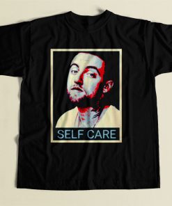 Mac Miller Malcolm Self Care 80s Mens T Shirt