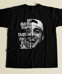 Mac Miller No Matter Where Life Takes Me 80s Mens T Shirt