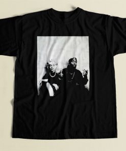 Marilyn 2pac In The Street 80s Mens T Shirt