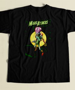 Mars Attacks Vintage Movie 80s Mens T Shirt