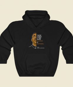 Martin Luther King Silence Is Betrayal Fashionable Hoodie