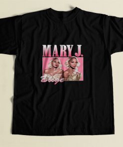 Mary J Blige Rapper 80s Mens T Shirt