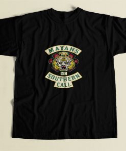 Mayans Mc Patch 80s Mens T Shirt