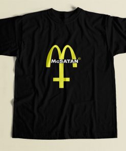 Mc Satan Evil Burger 80s Mens T Shirt