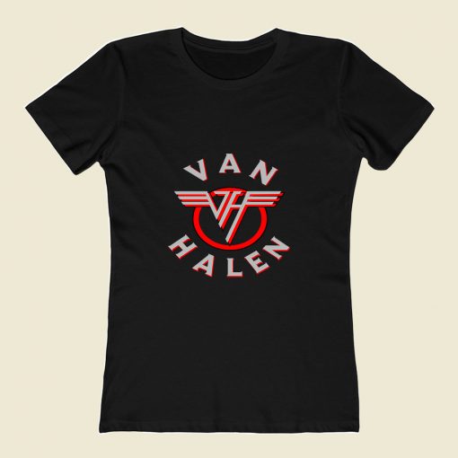 Old Rock Van Halen 80s Womens T shirt