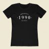 Original 1990 Girl 80s Womens T shirt