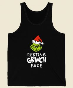 Resting Grinch Face Men Tank Top Style