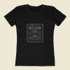 Retro Shotgun Willie Nelson 80s Womens T shirt
