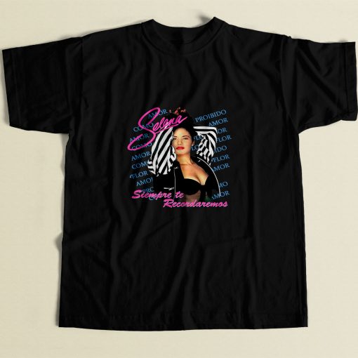 Selena Siempre 80s Mens T Shirt