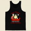 Stay Home And Watch Ghibli Movies Retro Mens Tank Top