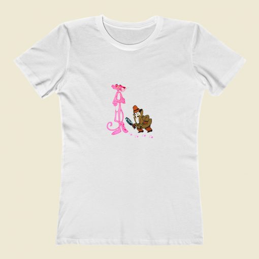The Pink Panther Inspector Clouseau Cartoon Classic Women T Shirt