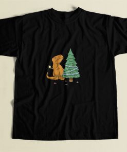 The Struggle Dino Christmas 80s Mens T Shirt