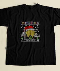 Travis Scott Astroworld Christmas Ugly 80s Mens T Shirt