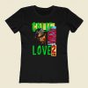 Tupac California Love 2pac Shakur 80s Womens T shirt