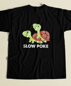 Turtle Slow Poke 80s Mens T Shirt
