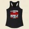 A Legend Was Born On November Racerback Tank Top Style