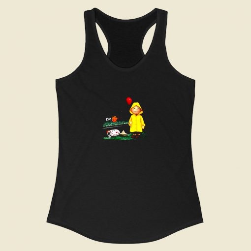 Charlie Brown And Snoopy It Racerback Tank Top Style