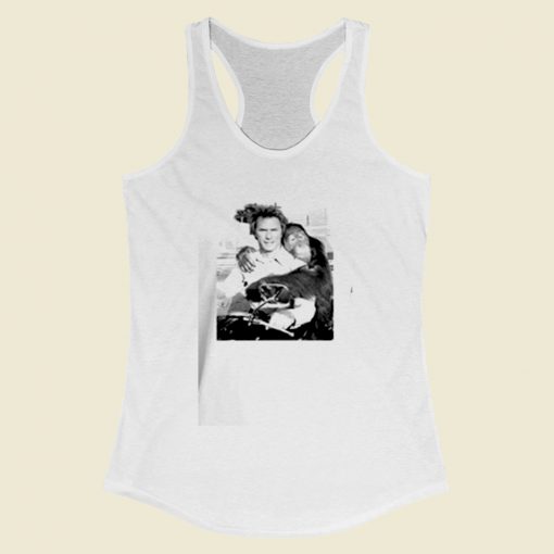 Clint And Clyde Every Which Way But Loose Photo Performance Women Racerback Tank Top