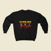 Eat Drink And Be Scary Scandium 80s Fashionable Sweatshirt