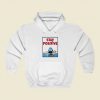 Funny Stay Positive Shark Attack Retro Comedy Street Hoodie Style