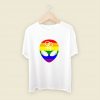Gay Pride Flag Alien Men T Shirt Style