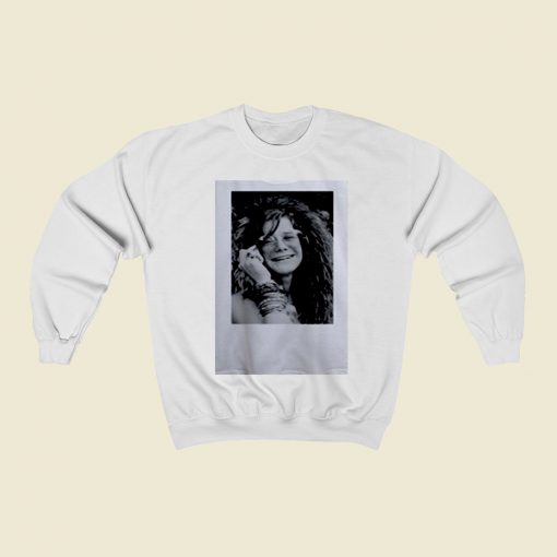 Janis Joplin Photos Christmas Sweatshirt Style