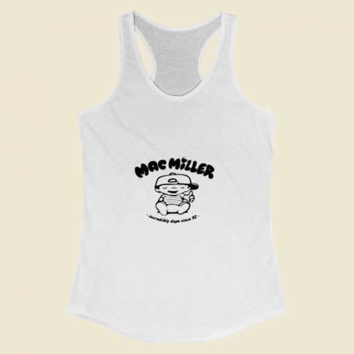 Mac Miller Incredibly Dobe Women Racerback Tank Top