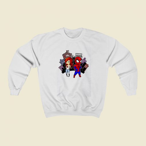 Mj And Spidey Christmas Sweatshirt Style