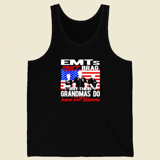 Proud Emt Grandma Men Tank Top