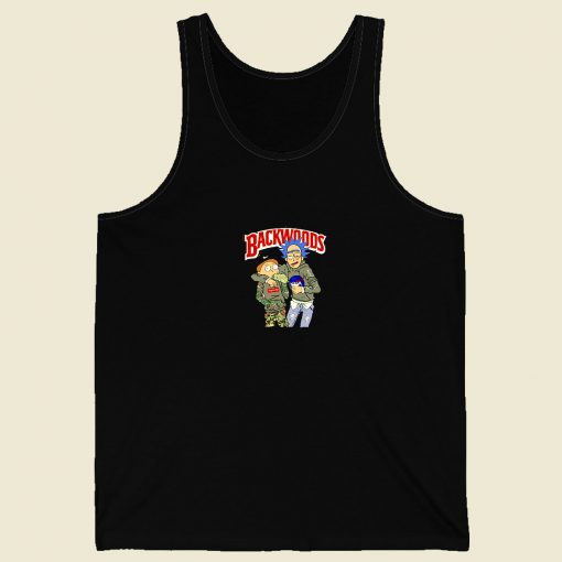 Rick And Morty Backwoods Weed Men Tank Top