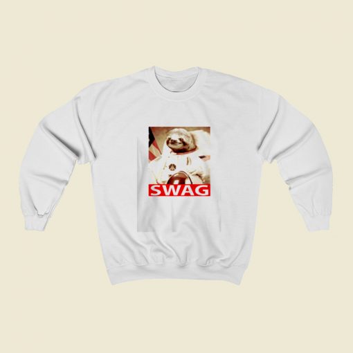 Sloth Swag Poster Christmas Sweatshirt Style