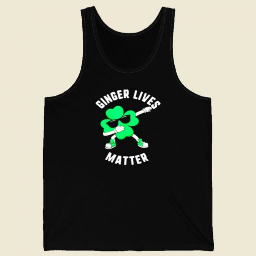 St Patricks Day Ginger Lives Matter Men Tank Top