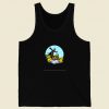 Stormtrooper And Baby Yoda Walking On The River Men Tank Top