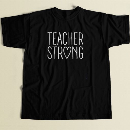 Strong Teacher 80s Men T Shirt